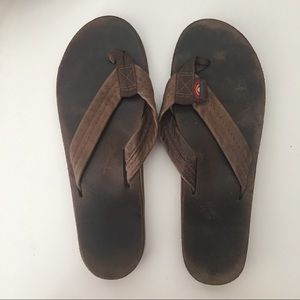Rainbow Leather Sandals with Arch Support